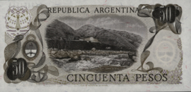 Argentina P296 50 Pesos 1974-75 (ND)