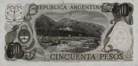 Argentina P296 50 Pesos 1974-75 (ND)