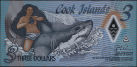 Cook Islands B111 3 Dollar 2021 (No date)