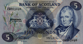 Scotland P112 5 Pounds 1983