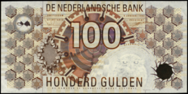 Netherlands PL105.b 100 Gulden 1992