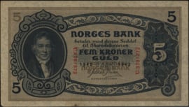 Noorwegen P7.c 5 Kroner 1942