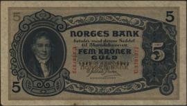 Norway   P7.c 5 Kroner 1942