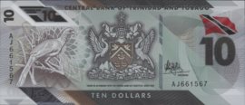 Trinidad en Tobago P62 10 Dollars 2020