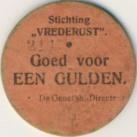 Nederland, Bergen op Zoom, Stichting Vrederust WO-I PL201 1 Gulden 1914