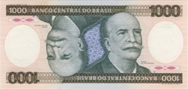 Brazil P201.d 1,000 Cruzeiros 1981-1986 (No Date)