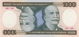 Brazilië P201.d 1.000 Cruzeiros 1981-1986 (No Date)