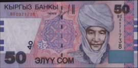 Kyrgyzstan (Kyrgyz Republic)  P20/B214 50 Som 2002