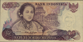Indonesië P126 10.000 Rupiah 1985