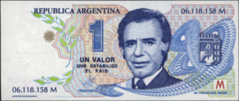 Argentinië  1 Valor "1989/1995"