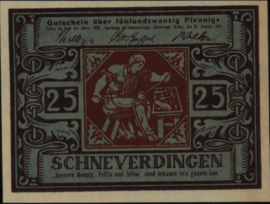 Germany - Emergency issues - Schneverdingen Grab.: 1193 25 Pfennig 1921