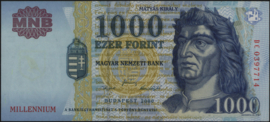Hongarije P185/B578 1.000 Forint 2000