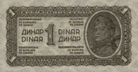 Joegoslavië  P48.a 1 Dinar 1944