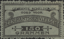 België - Noodgeld - Schelderode   NL0.Groen 150 Grammen 1914-'18 (No date)