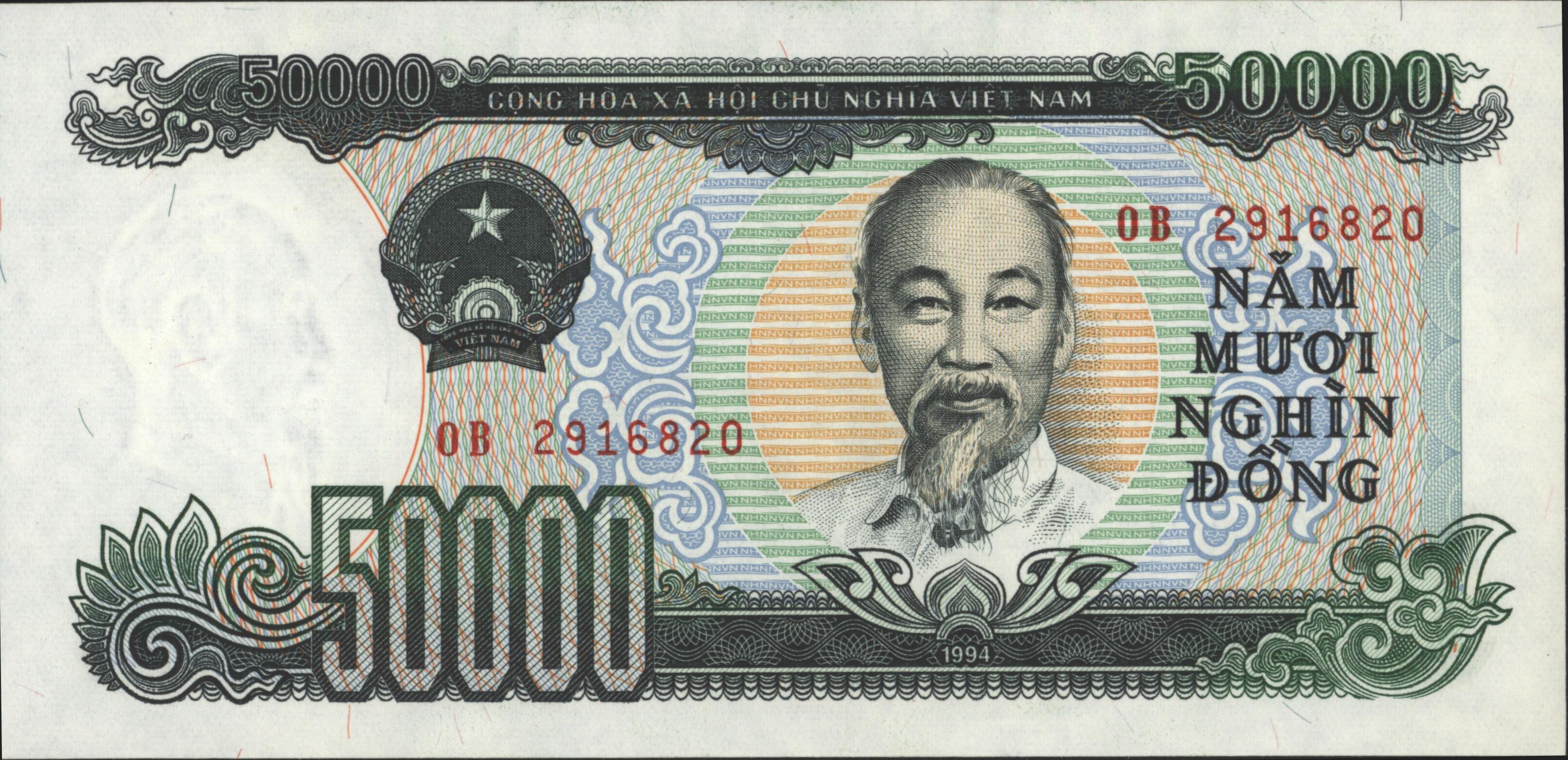 Vietnam P116 50.000 Dong 1994