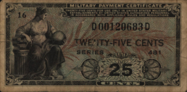 Verenigde Staten van Amerika (VS) PM24 25 Cents 1951 (No date)