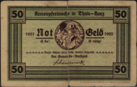 Duitsland - Noodgeld - Thale a. Harz Grab.:1320 50 Pfennig 1921
