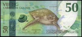 Curaçao and St. Martin   PLCG1.3 50 Caribbean Guilder 2025
