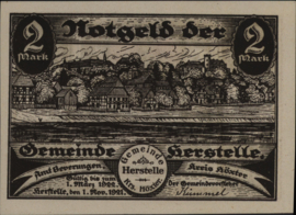 Duitsland - Noodgeld - Herstelle Grab.: 604 2 Mark 1921