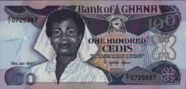 Ghana  P26 100 Cedis 1990