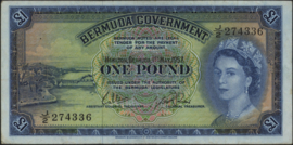Bermuda  P20/B121 1 Pound 1957