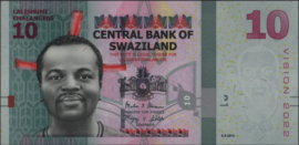 Swaziland  P41 10 Emalangeni 2015