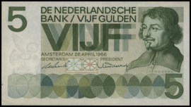 Nederland  PL22.b1.R 5 Gulden 1966 REPLACEMENT