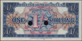 Great Britain, British Armed Forces  PM26 1 Shilling 1956