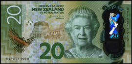 Nieuw Zeeland P193.a 20 Dollars 2016