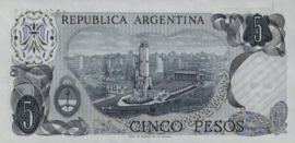 Argentinië P294.a 5 Pesos 1974-76 (No date)