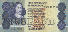Zuid Afrika P118.d 2 Rand 1978-90 (No date)