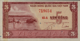 Vietnam - Zuid  P13 5 Dong 1955