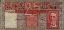 Netherlands  PL61.c4 25 Gulden 1941