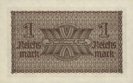 Reichskreditkassenscheine Ros.551 1 Mark 1939
