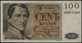 België P129.a 100 Francs 1953