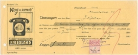 Nederland, Leeuwarden, Verzekeringspolis, Polis en nota, 1943