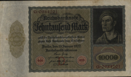 Duitsland P70 10.000 Mark 1922-01-19 Ros.068.a DEU-76