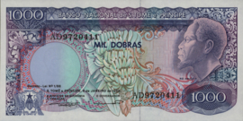 Sao Tome and Principe  P62 1,000 Dobras 1989