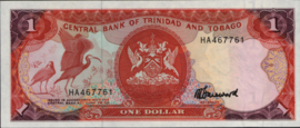 Trinidad and Tobago  P36 1 Dollar 1985 (No Date)