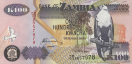 Zambia  P38 100 Kwacha 2010