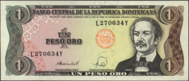 Dominican Republic P126.c 1 Peso Oro 1988