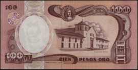 Colombia P426 100 Pesos Oro 1983-1991