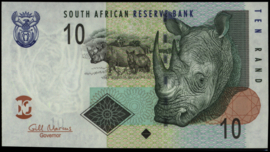 Zuid Afrika P128.b 10 Rand 2009