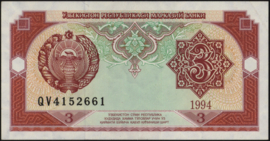 Oezbekistan  P74 3 Sum 1994