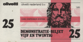 Test money  Demonstration note Twenty five 1983