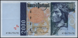 Portugal P189.a 2.000 Escudos 1995