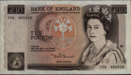 Great Britain / UK P379 10 Pounds 1975-92 (No date)