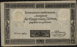 Frankrijk  PA71 25 Livres 1793