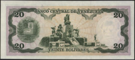 Venezuela  P63/B328 20 Bolivares 1981-'95