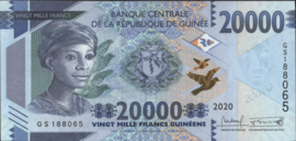 Guinée B344 20.000 Francs 2020
